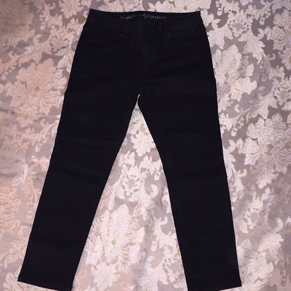 Simply Vera skinny ankle black jean